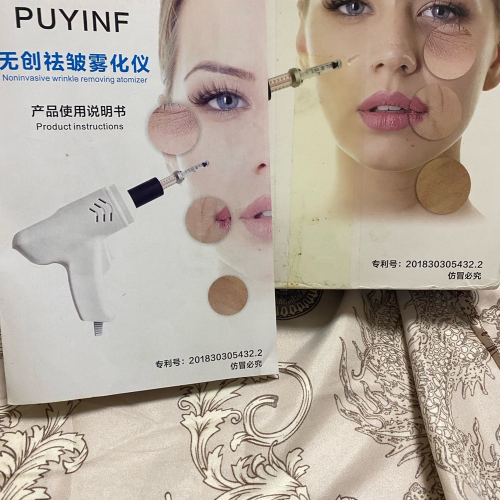 White Noninvasive Wrinkle Removing Atomizer